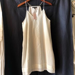 Banana Republic Petite White Shift Dress